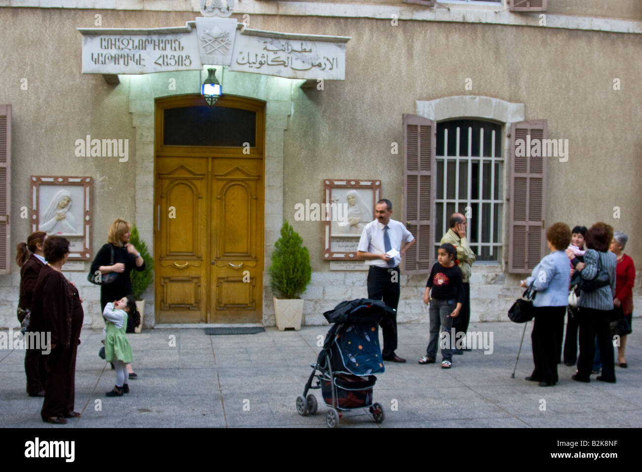 Armenisch-katholischen Kirche in Damaskus Syrien Stockfoto