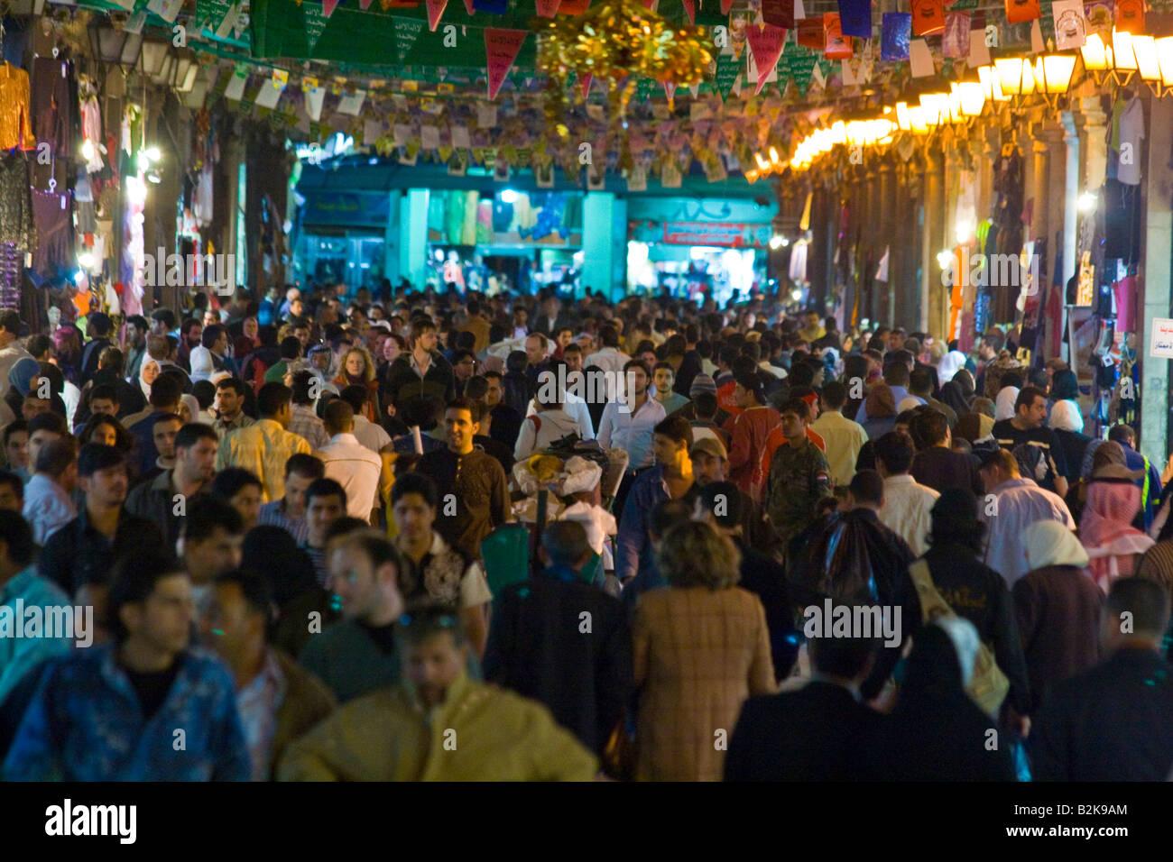 Hamidiyya Souq in Damaskus Syrien Stockfoto