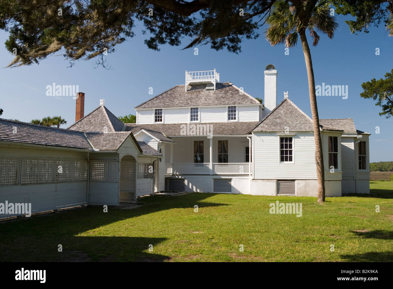 Kingsley Plantation, Fort George Island in der Nähe von Jacksonville, Florida Stockfoto