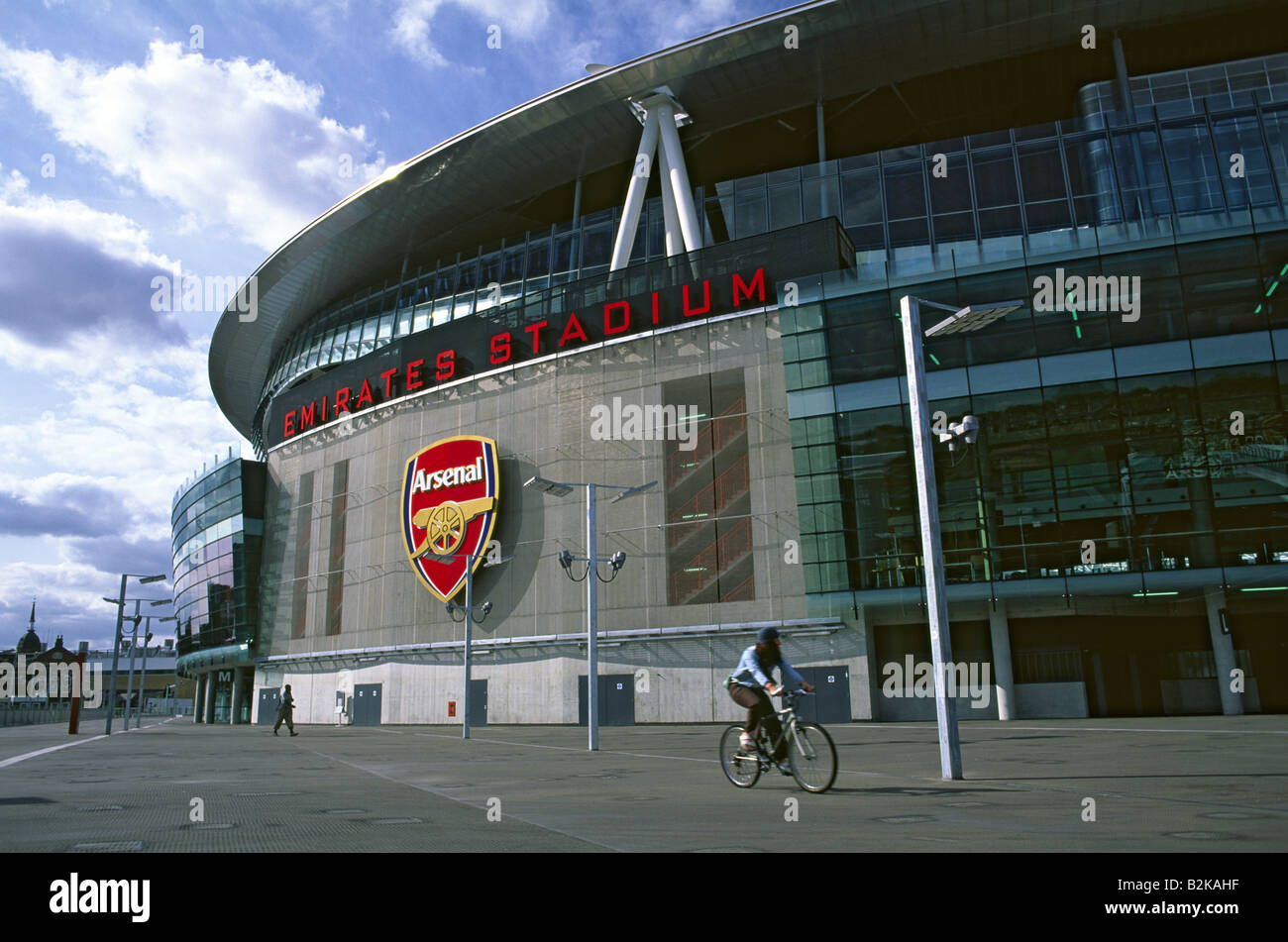 Das Arsenal Emirates Fußballstadion in London Stadt England UK dieses Foto wurde im September 2006 übernommen. Stockfoto