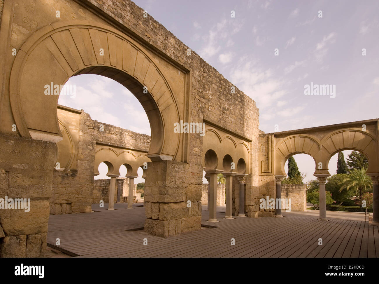 Madinat al Zahra, Cordoba, Spanien Stockfoto