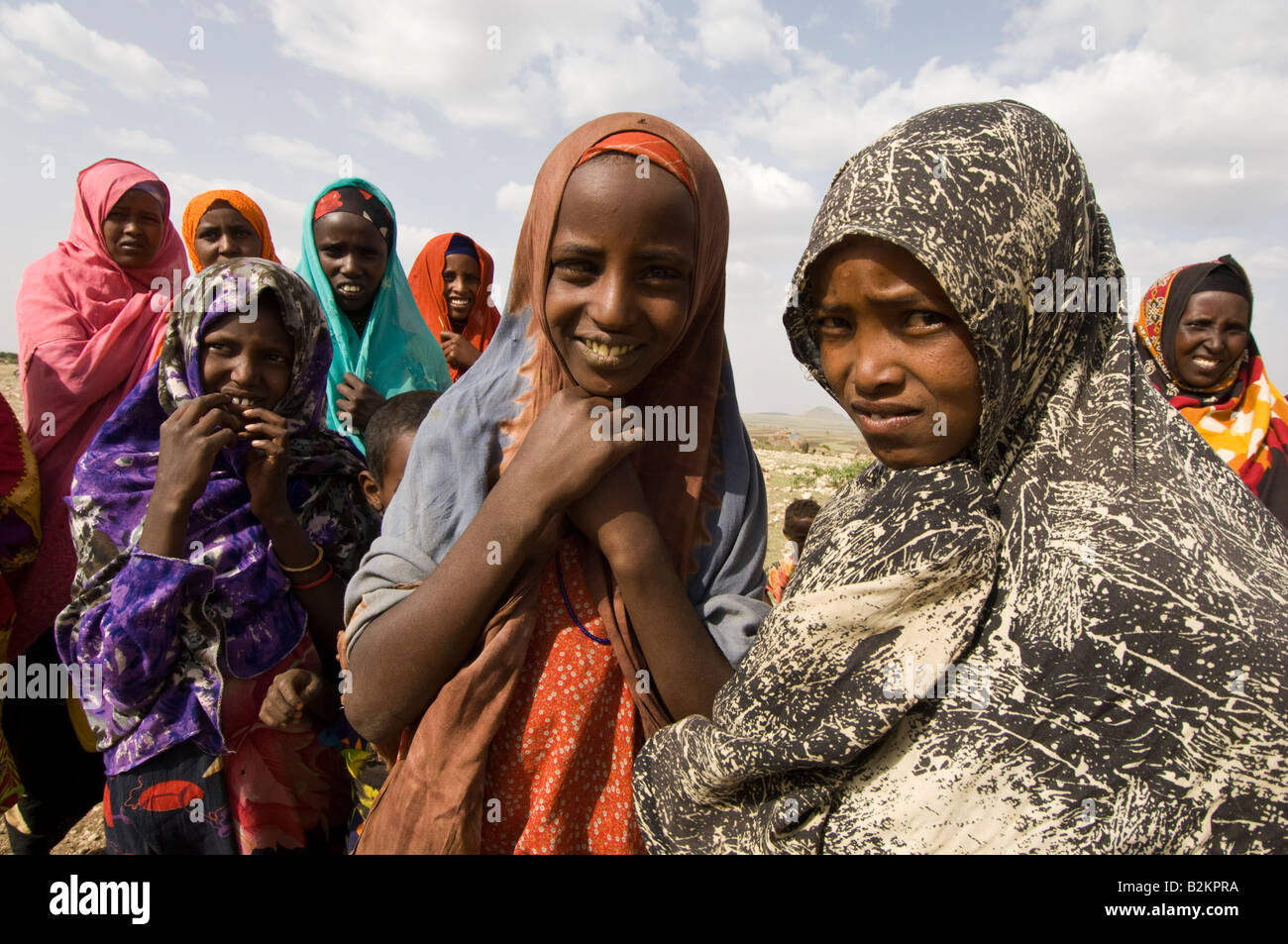 Somalis in Äthiopien, Afrika. Stockfoto