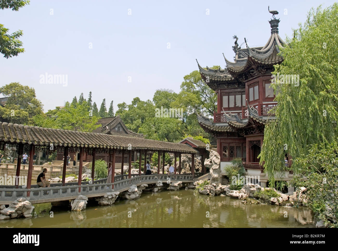 China, Shanghai Yu Yuan, Garten Stockfoto