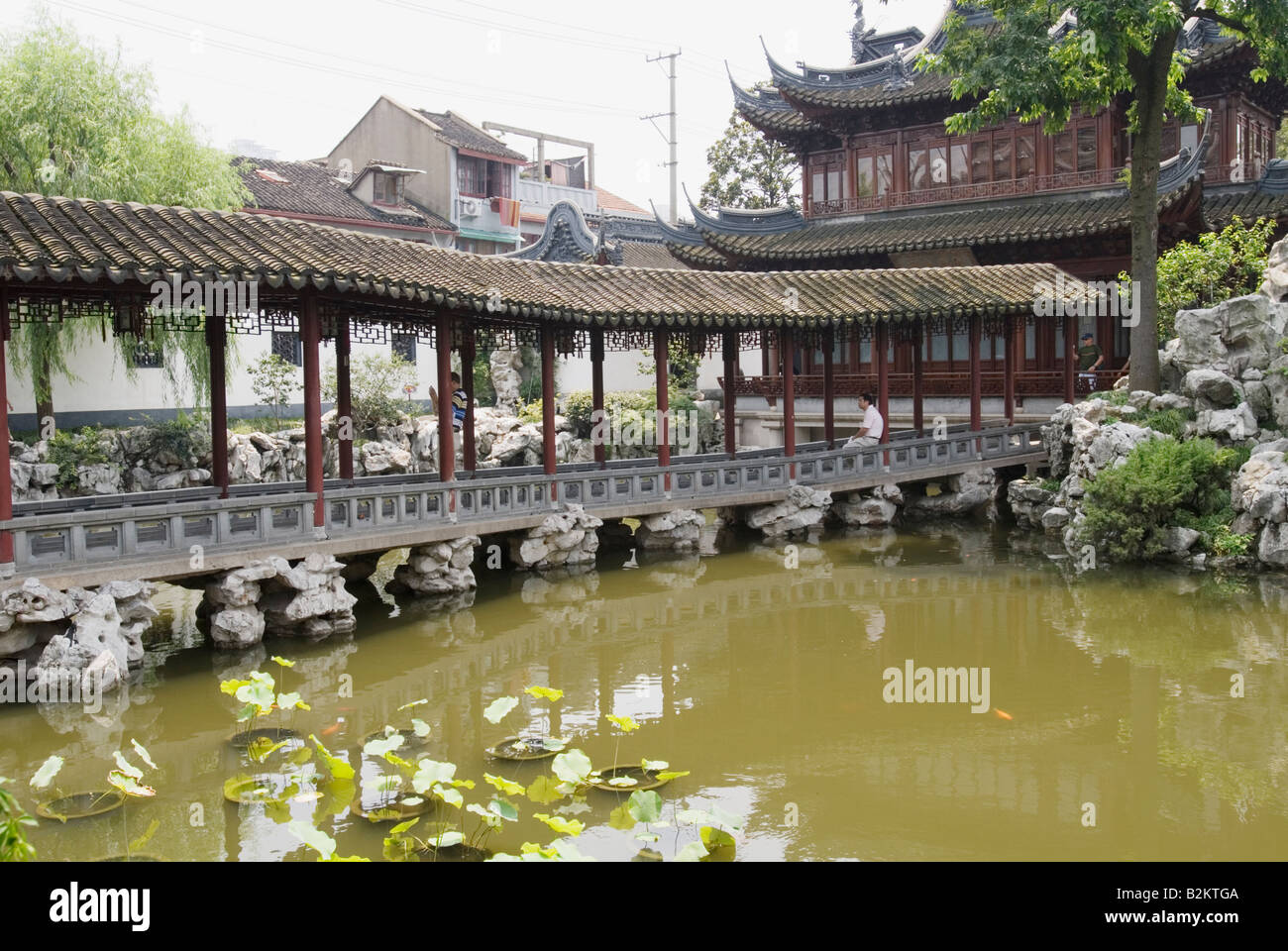 China, Shanghai, Yu-Yuan-Garten Stockfoto