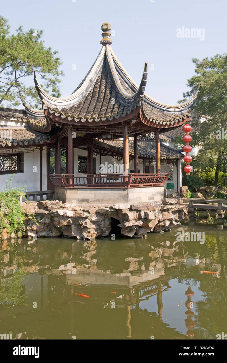 China, Suzhou, der Meister der Netze Garten Stockfoto