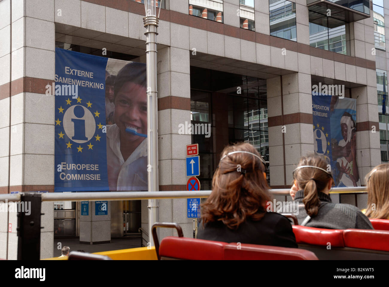 Europäische Kommission Brüssel Belgien bauen Stockfoto