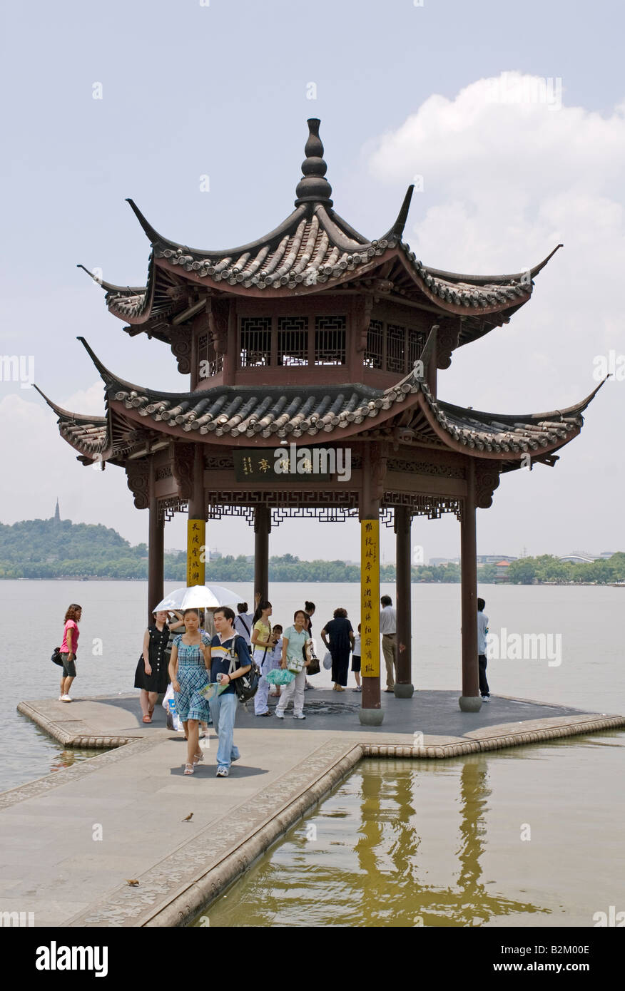 China, Hangzhou, Xi Hu, Westsee Stockfoto