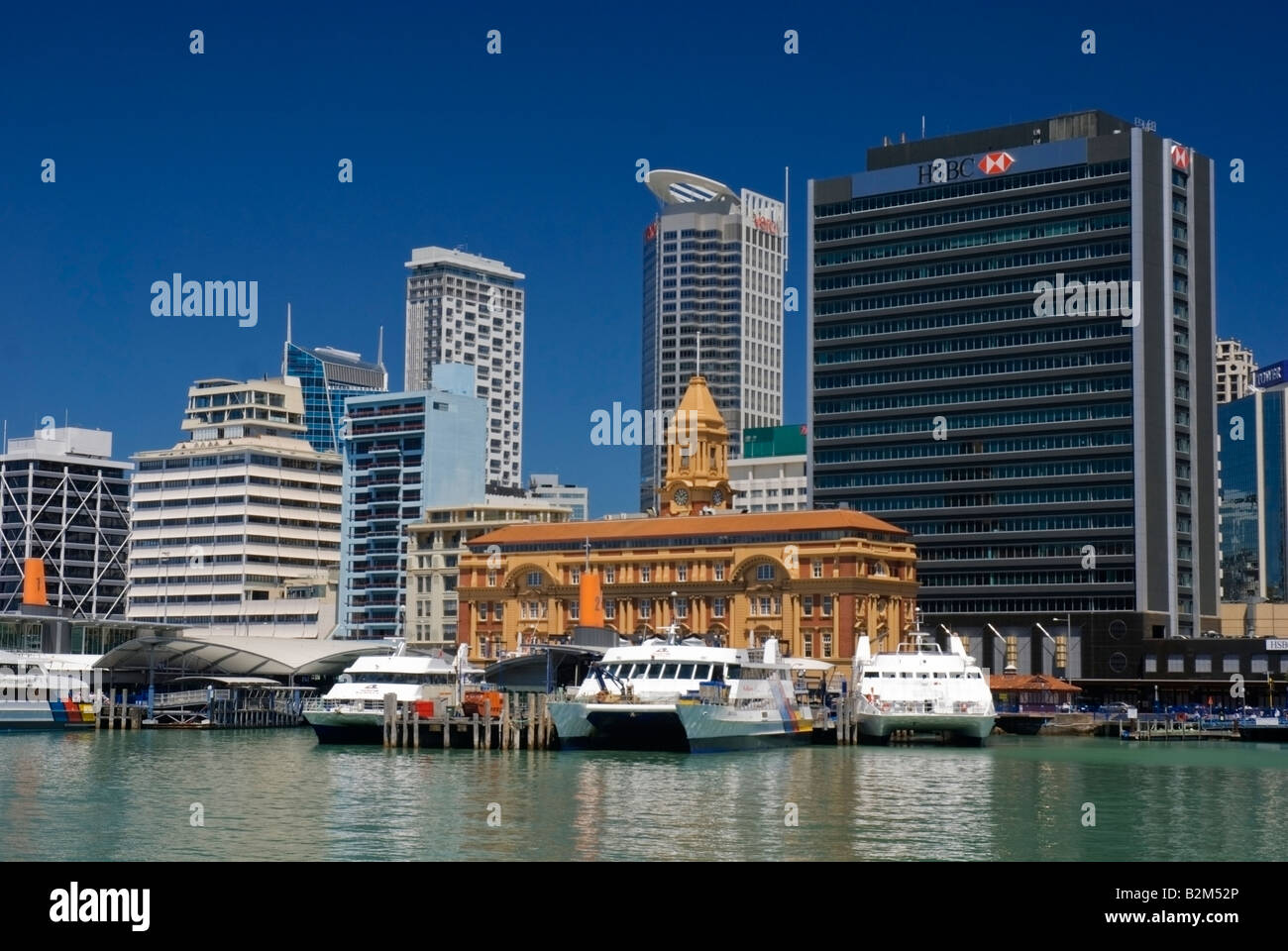 Hafen von Auckland, Nordinsel, Neuseeland Stockfoto