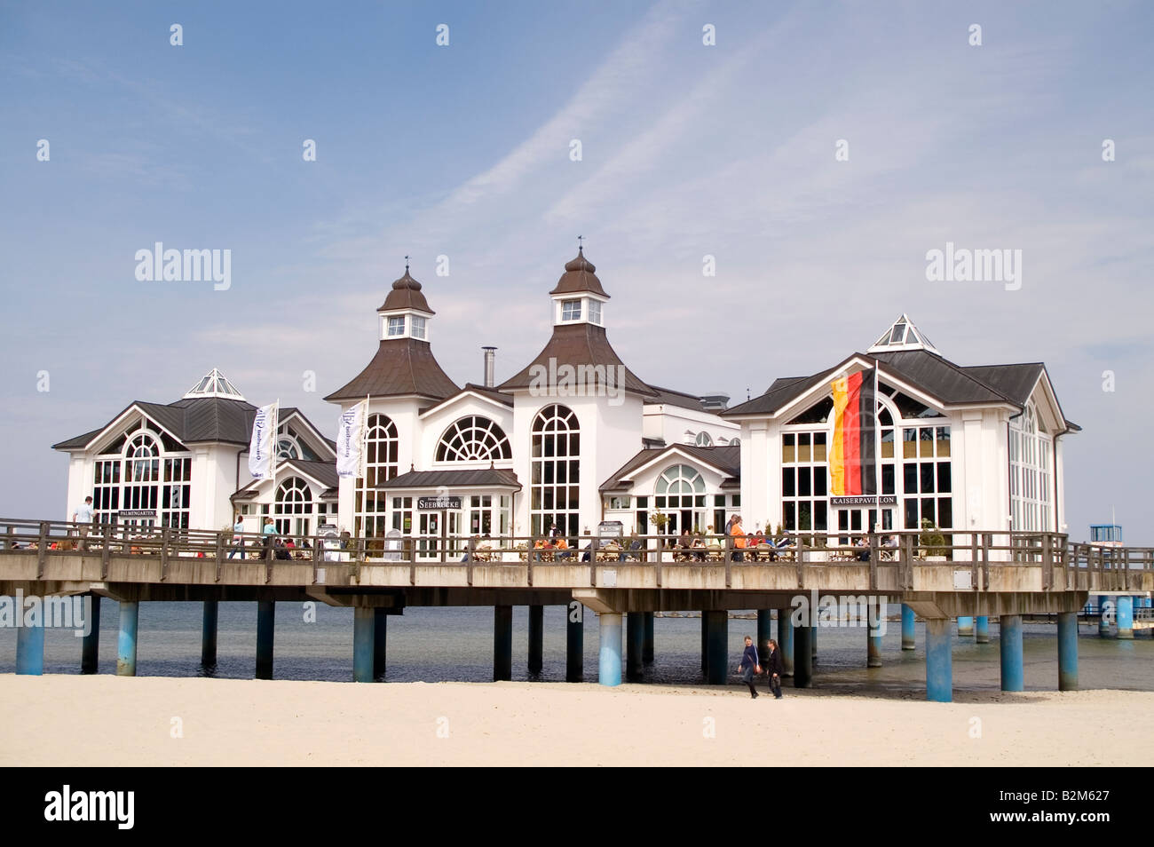 Sellin Pier (Rügen), Mecklenburg Western Pomerania, Deutschland Stockfoto