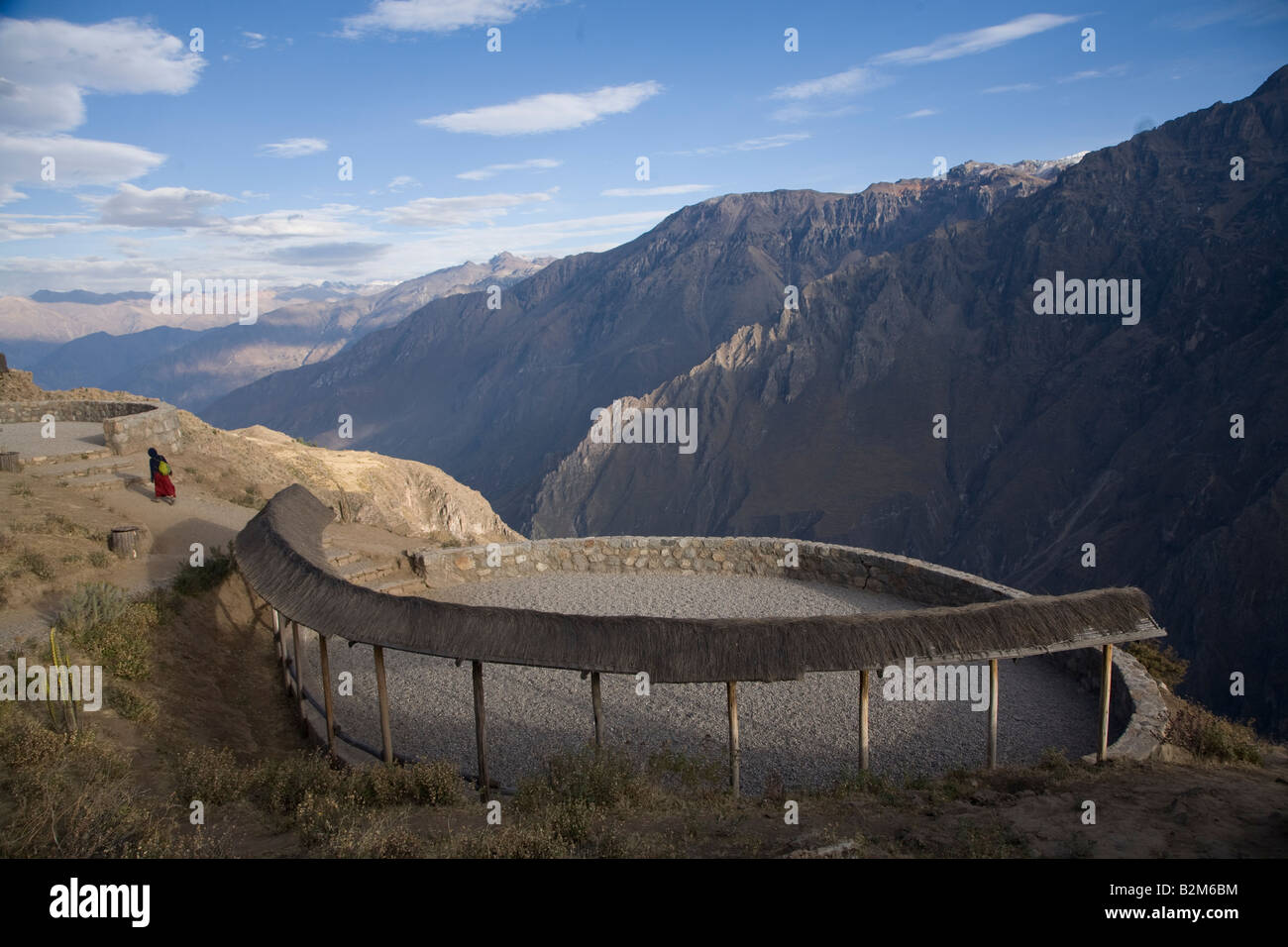 Sicht auf den Colca Canyon, Peru Stockfoto