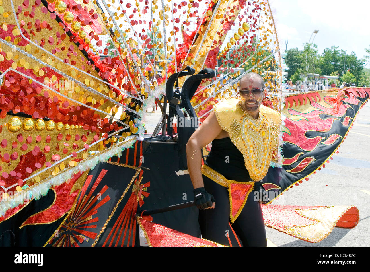 Toronto am 2. August Caribana Festival parade 2008-Kanada Stockfoto