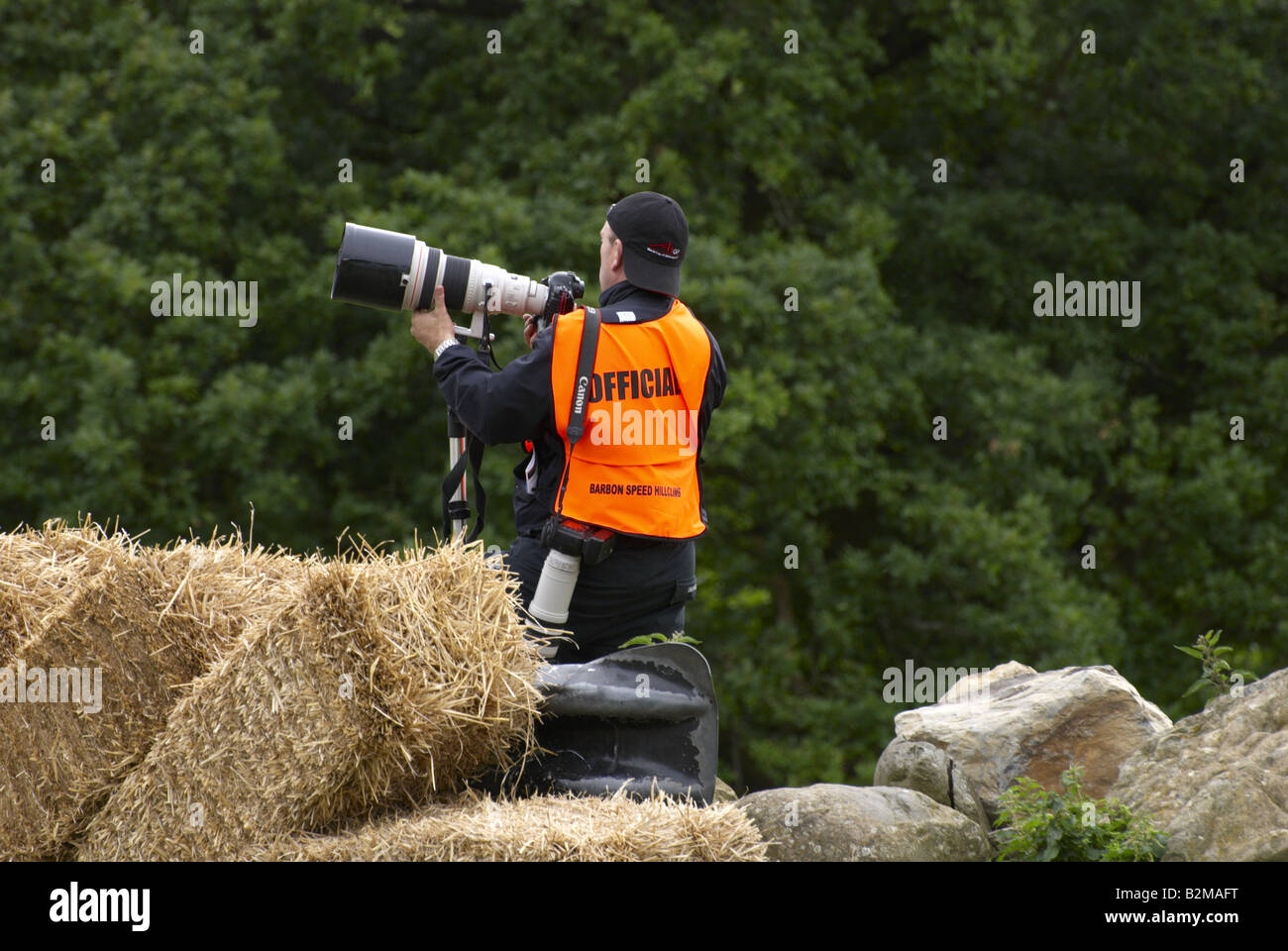 Offizieller Fotograf Stockfoto