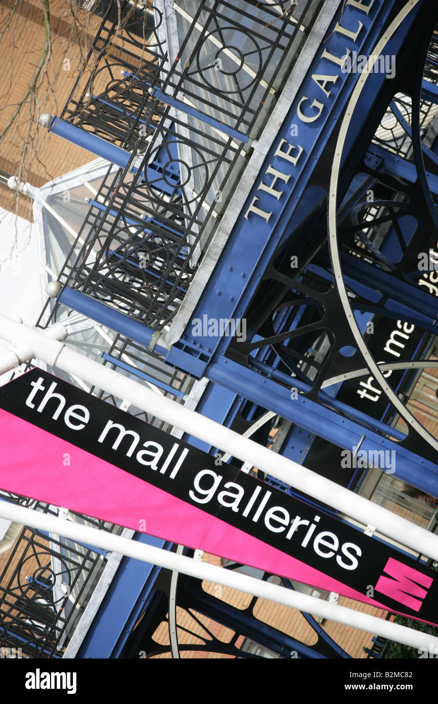 Stadt von Bristol, England. Newgate und Union Street Eingang Broadmead Einzelhandel Komplex, Bristol Mall Galleries Shopping centre. Stockfoto