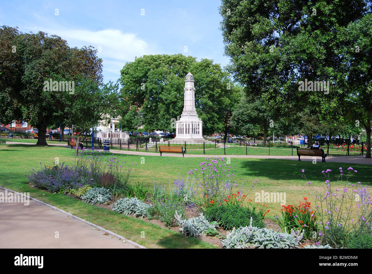 War Memorial, St.-Georgs-Park, Great Yarmouth, Norfolk, England, Vereinigtes Königreich Stockfoto