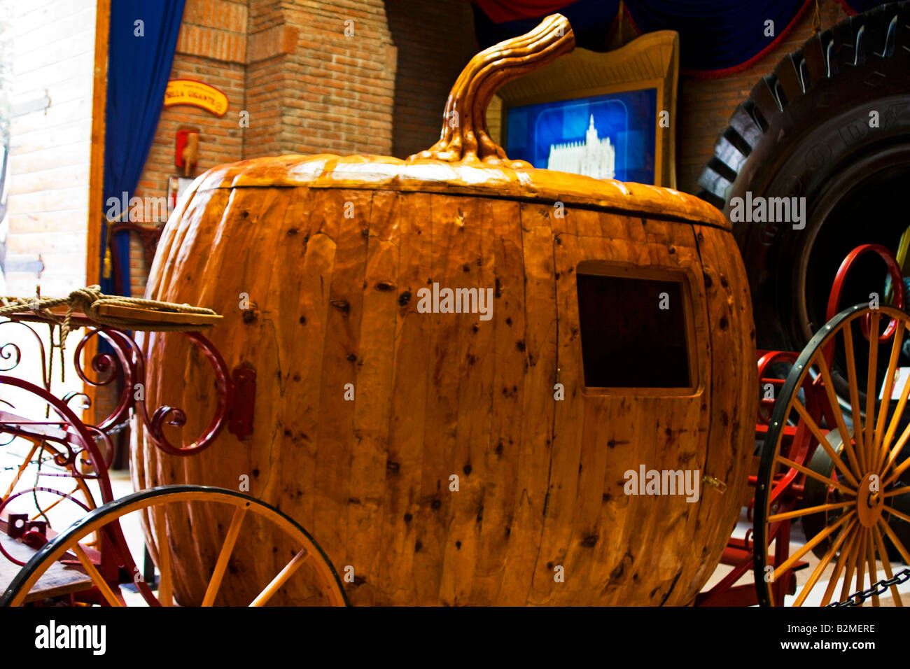 Mexiko, Bundesbezirk, DF, Ripleys Museum Coach der Kürbis der infantilen Geschichte Cinderella Stockfoto