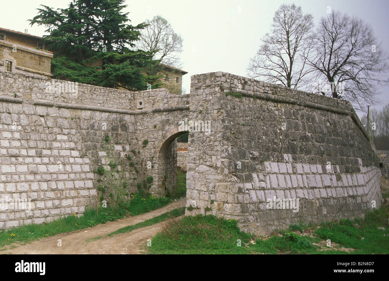 Habsburger Festung Gradisca Isonzo, Italien Stockfoto