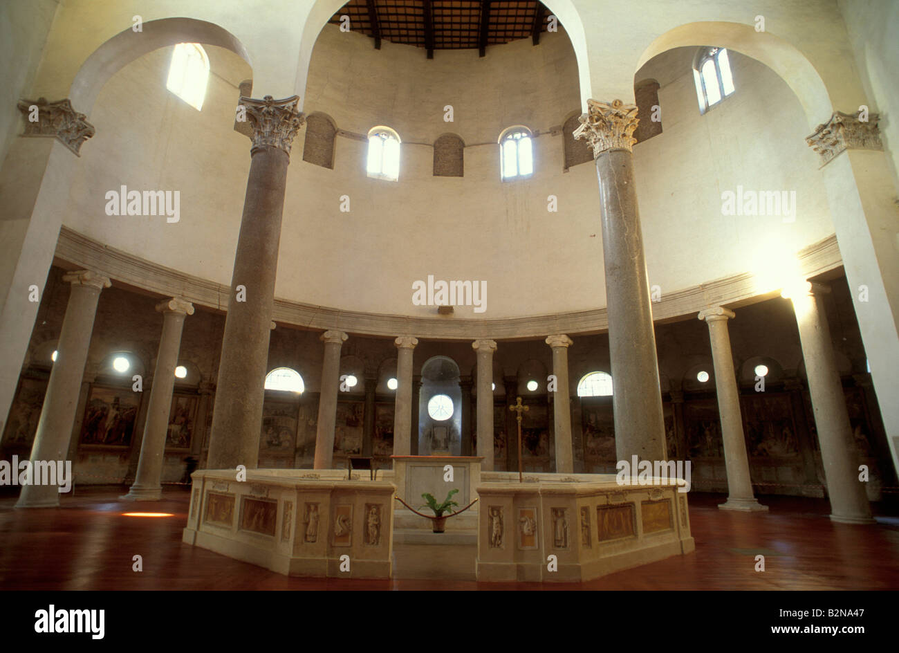 Santo Stefano Rotondo Kirche, Rom, Italien Stockfoto