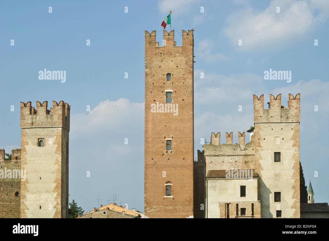Burg, Villafranca di Verona, Italien Stockfoto