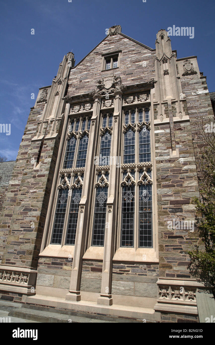 Lust auf Glasmalerei von Madison Turmhalle an der Princeton University Stockfoto