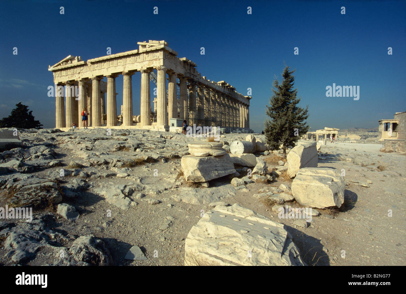 Parthenon Athen Griechenland Stockfoto