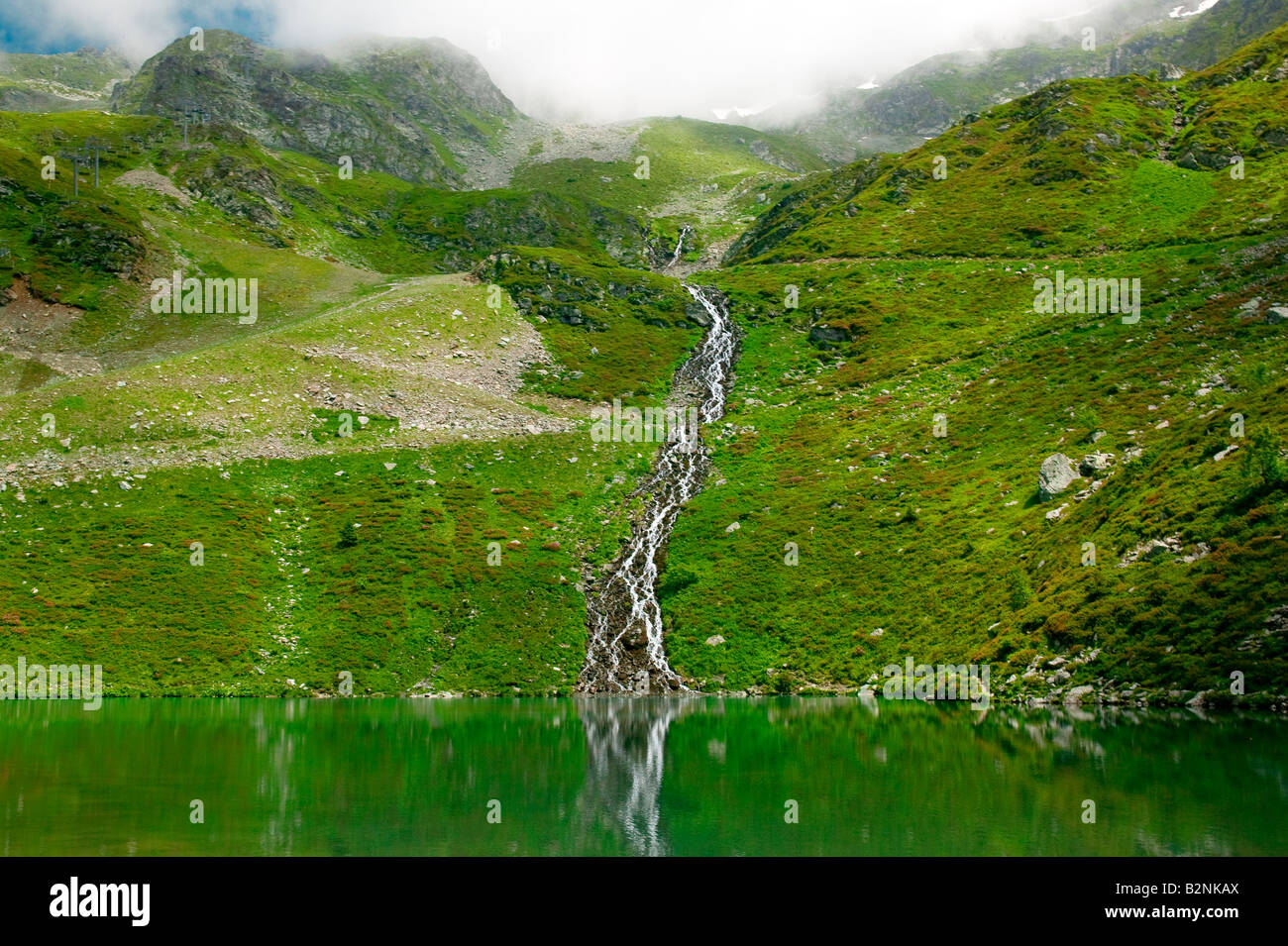 SEE VON LA JASSE PRAPOUTEL ISERE FRANKREICH Stockfoto