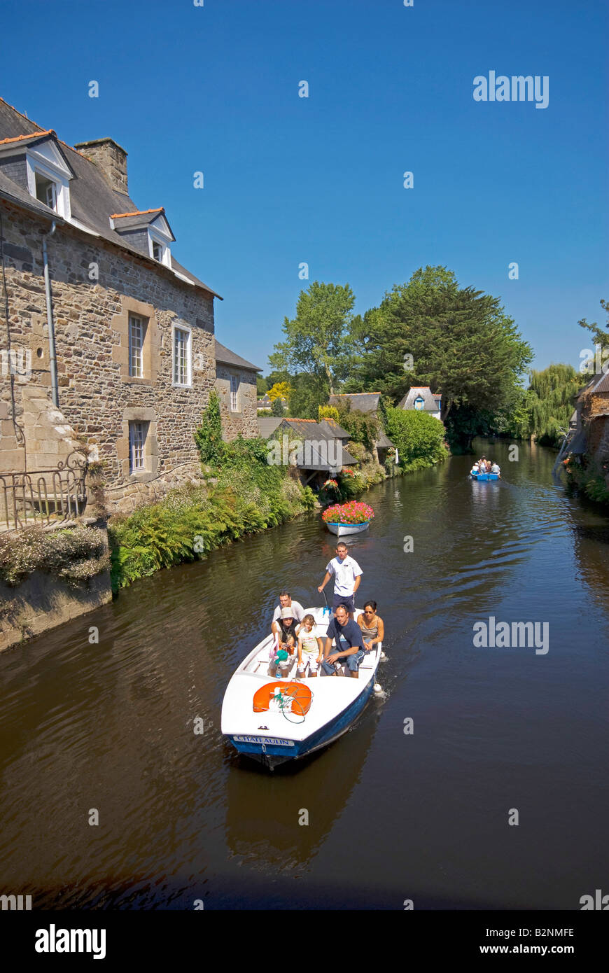 Pontrieux Bretagne Nord Frankreich August 2007 Stockfoto