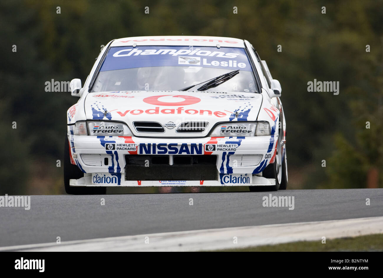 Tourenwagen-Hommage an David Leslie Knockhill Circuit Fife Schottland nach seinem Tod Stockfoto