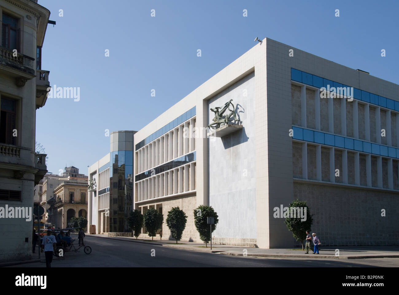 Das National Museum in La Habana Vieja Havanna Kuba Stockfoto