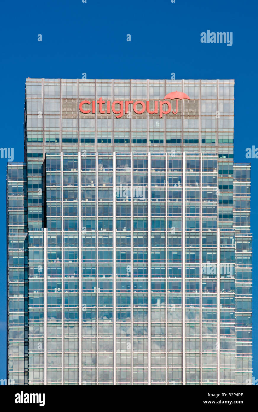 Citigroup Tower Canary Wharf Isle of Dogs London Stockfoto