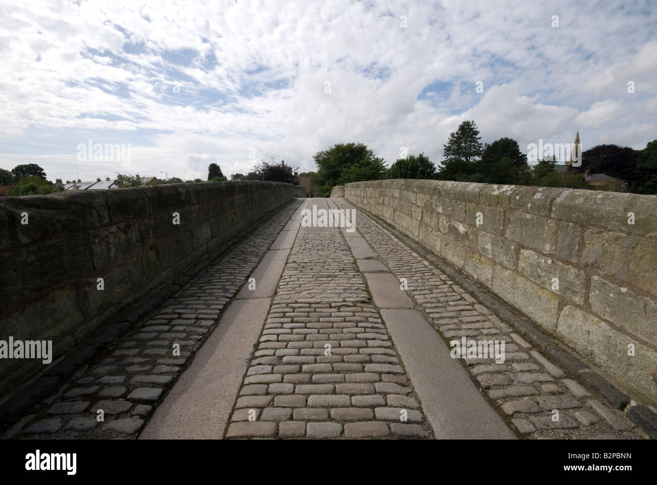 Warkworth Brücke Stockfoto