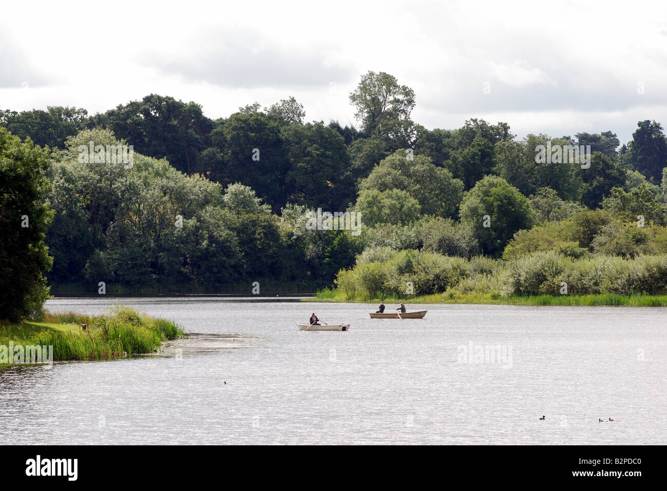 Senken Sie Bittell Reservoir Worcestershire England UK Stockfoto