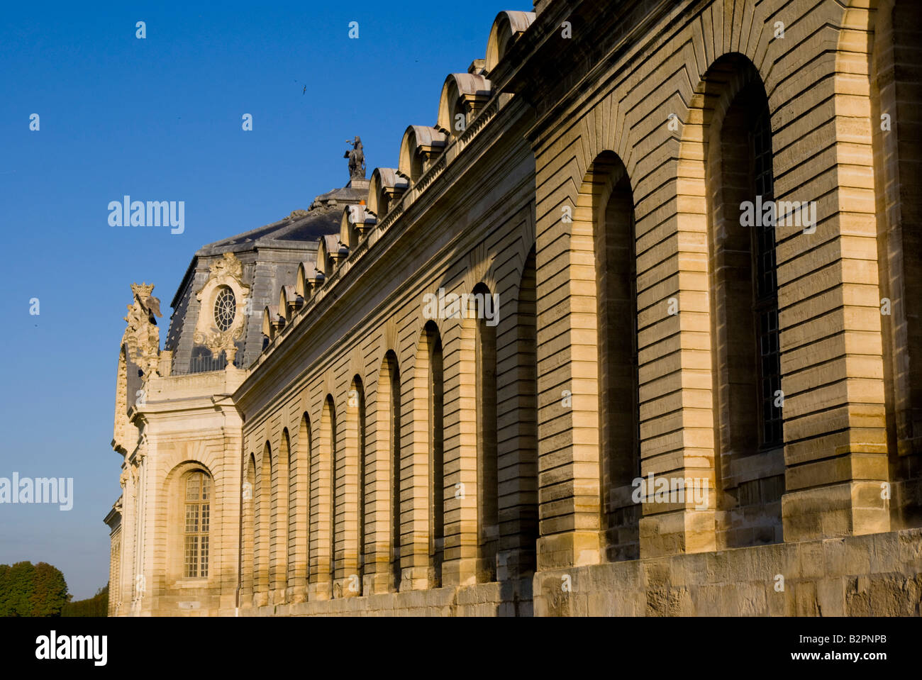 Europa Frankreich Chantilly Museum große Ställe Picardie Stockfoto