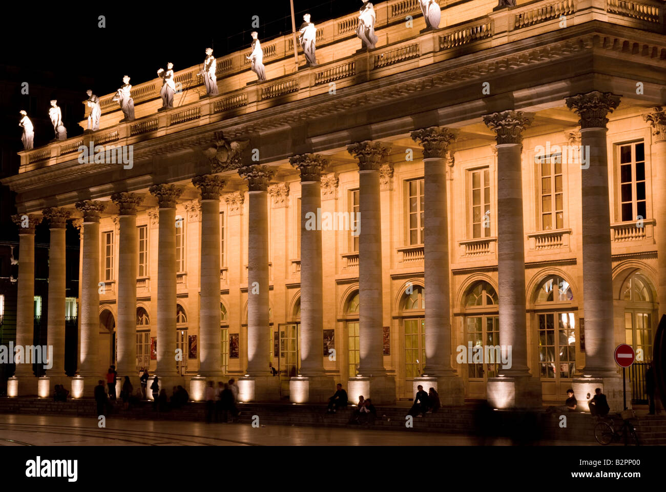 Europa-Frankreich-Bordeaux grand Theater Stockfoto