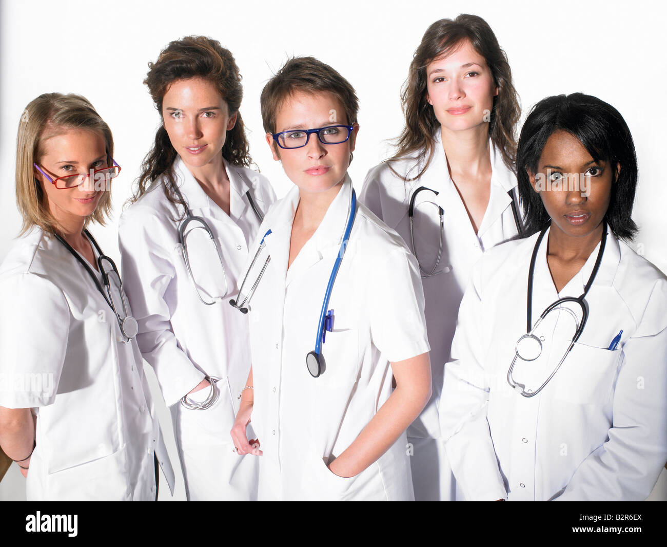 Gruppe von jungen Ärzten Stockfoto