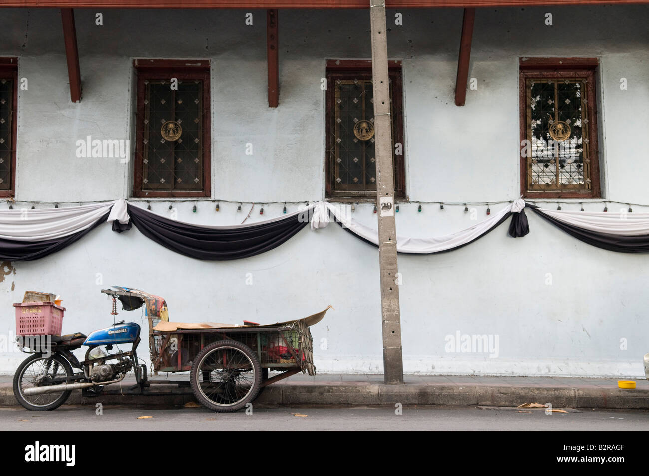 Bangkok-Straßenszene Stockfoto