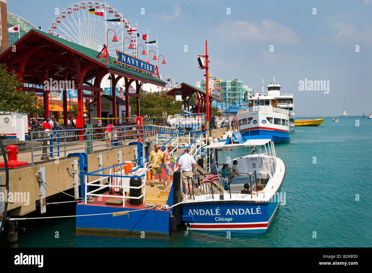 Navy Pier Chicago Stockfoto