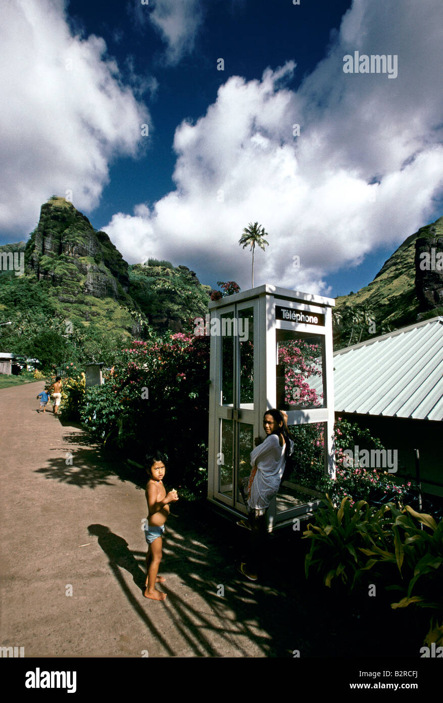 Französisch-Polynesien Fatu Hiva Marquise Inseln Stockfoto