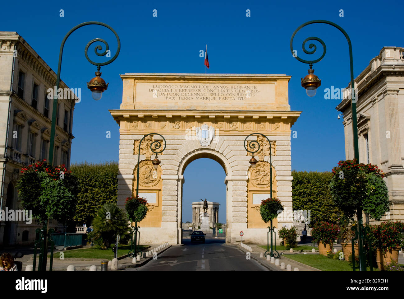 Europa Frankreich Montpellier Languedoc Roussillon Herault Stadt Bogen d t Stockfoto
