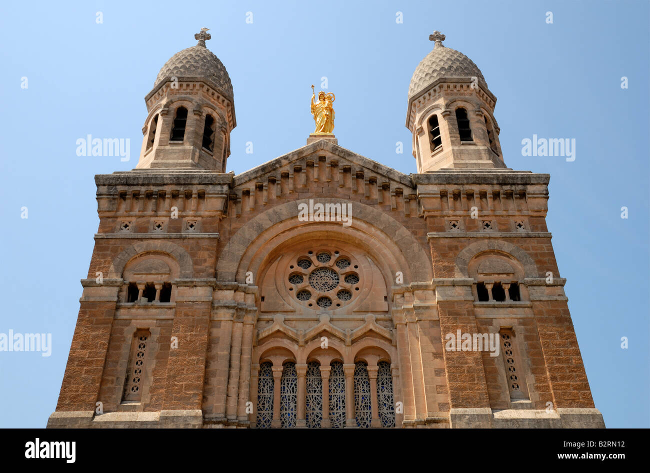 Saint-Raphaël, Basilika, Kirche, Frankreich, Französisch, Architektur, Fassade, Fassade, Notre Dame De La Victoire de Lepante, R Stockfoto