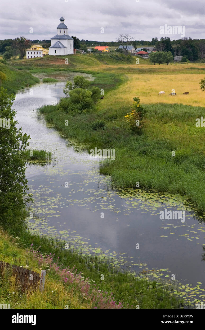 Susdal Stadt im goldenen Ring von Russland Stockfoto