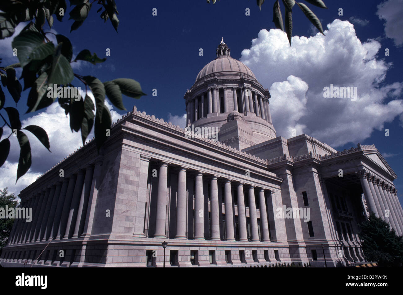 Olympia ist die Hauptstadt des US-Bundesstaat Washington und ist die Kreisstadt des Thurston County. State Building. Stockfoto