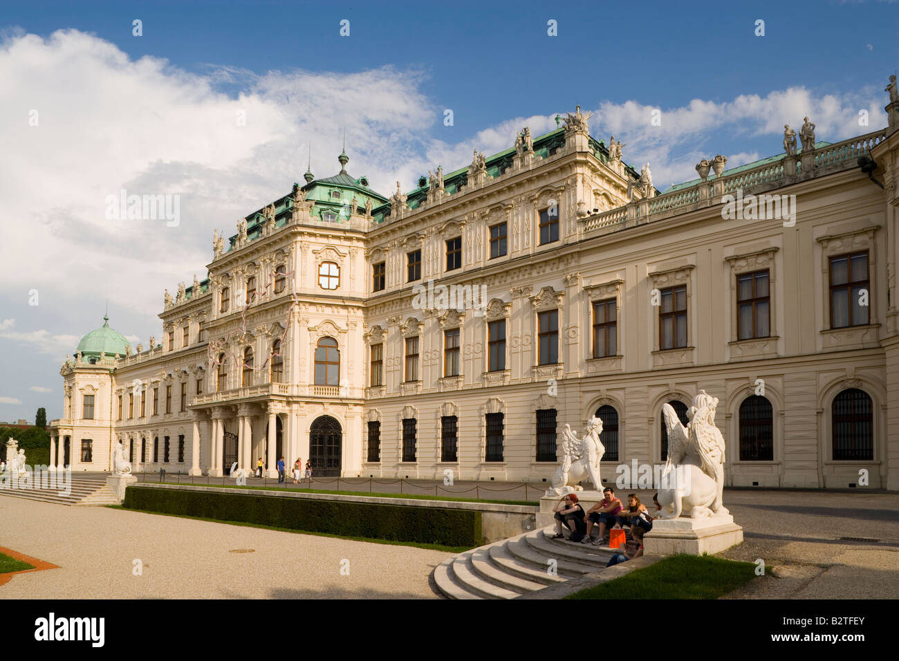 Schloss Belvedere, Wien, Österreich Stockfoto