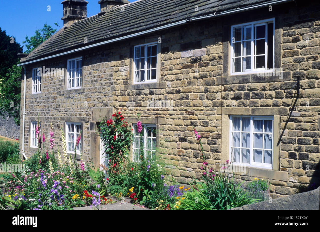 Eyam Pest Cottages Derbyshire große Pest 1665 England UK Stockfoto