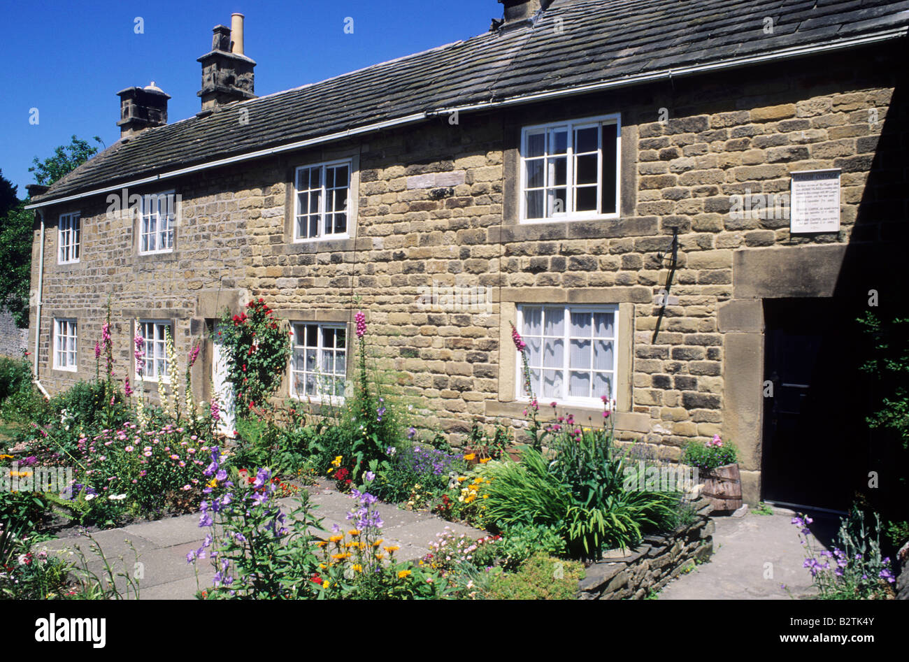 Eyam Pest Cottages Derbyshire große Pest 1665 England UK Stockfoto