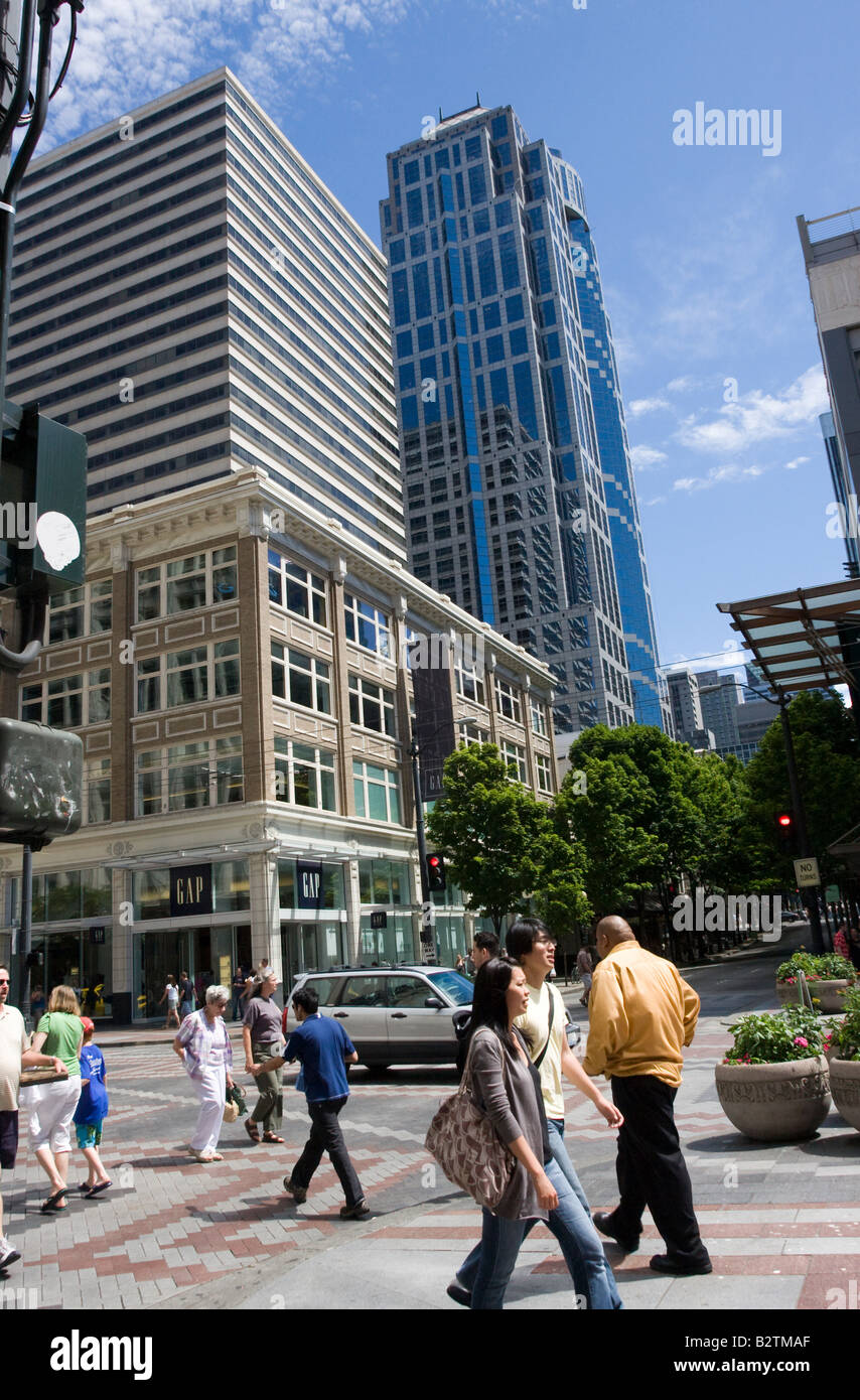 Downtown Seattle Washington State WA USA uns Stockfoto