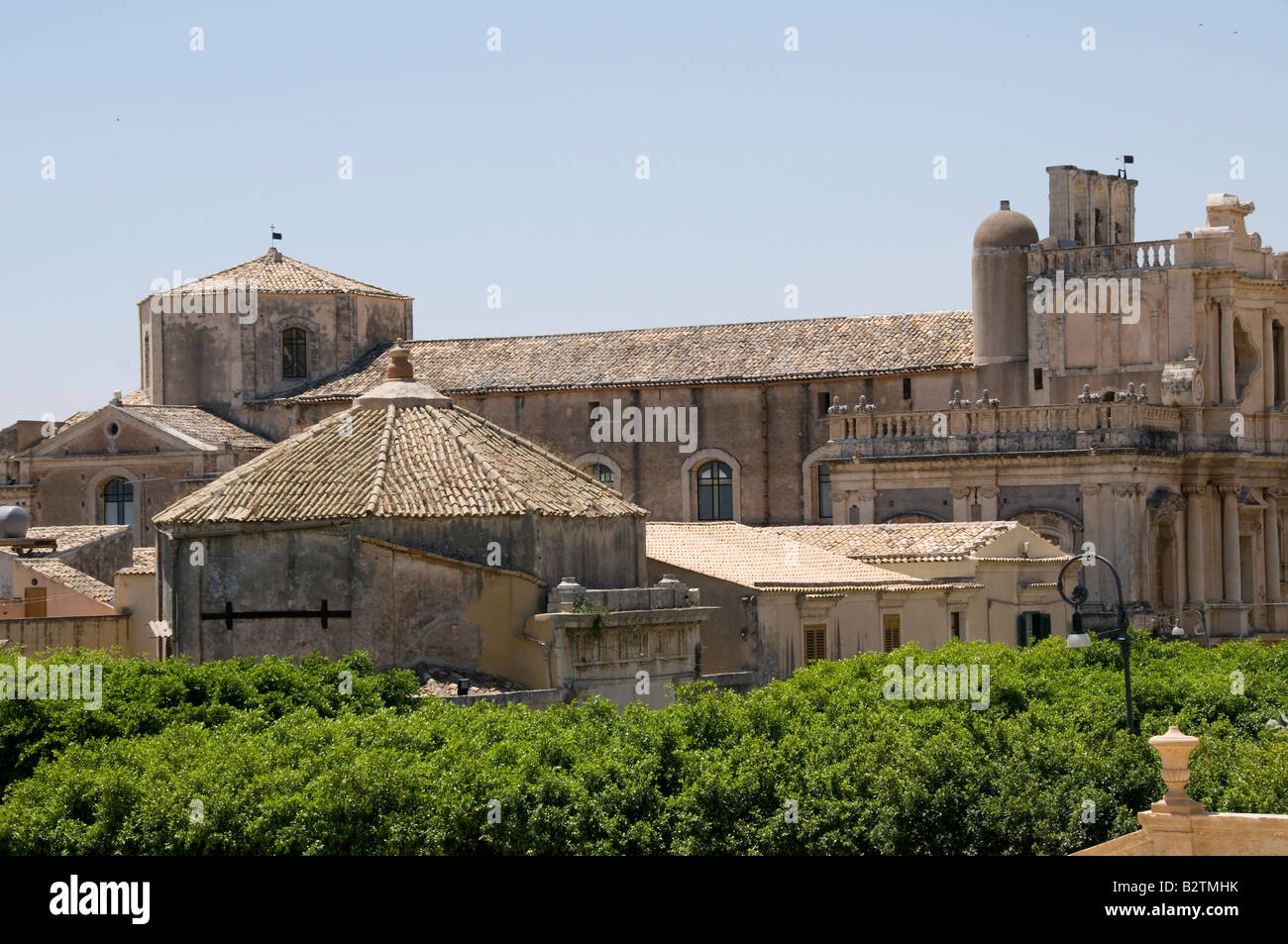 Noto, Sizilien, Chiesa del Collegio 1730 Stockfoto