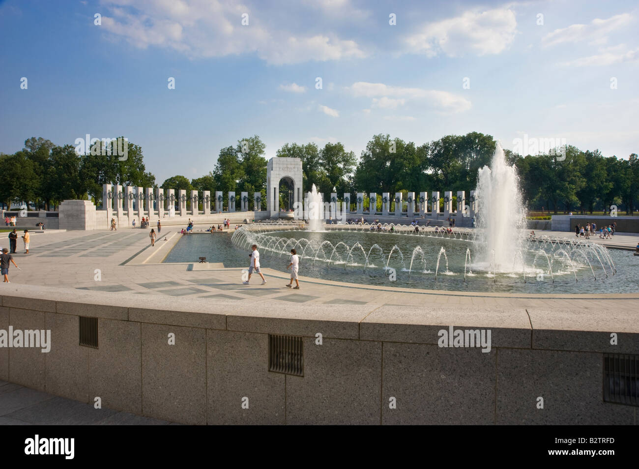 Dem zweiten Weltkrieg Denkmal, Washington DC USA Stockfoto