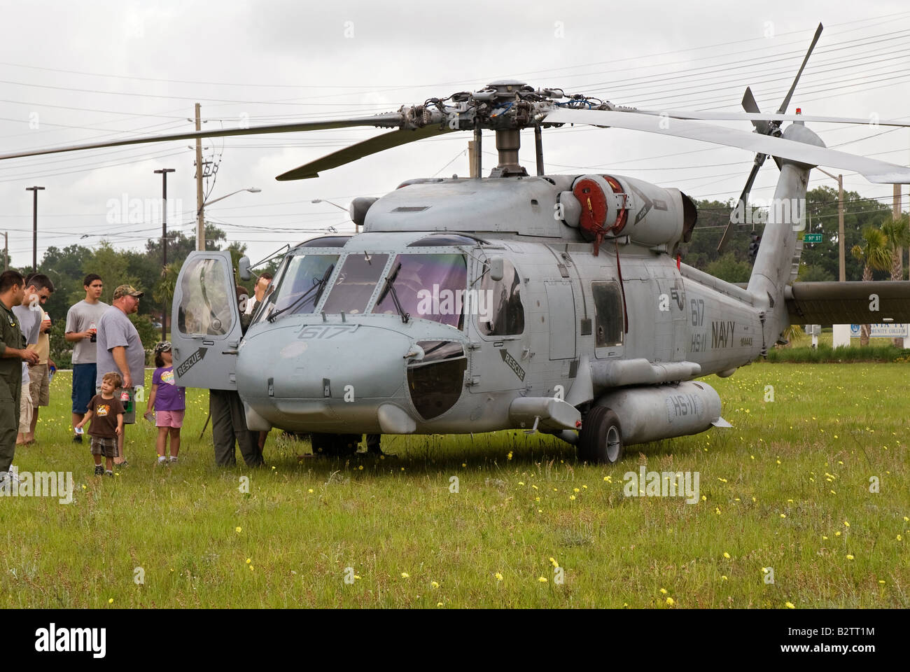 U S Navy HS 11 Drachentöter Hubschrauber von Sikorsky Hubschrauber fair Gainesville Florida gemacht Stockfoto