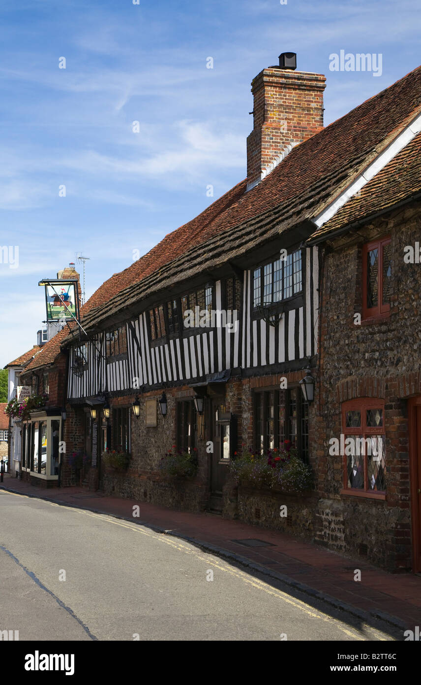 Das George Inn, Touristenort, East Sussex Stockfoto