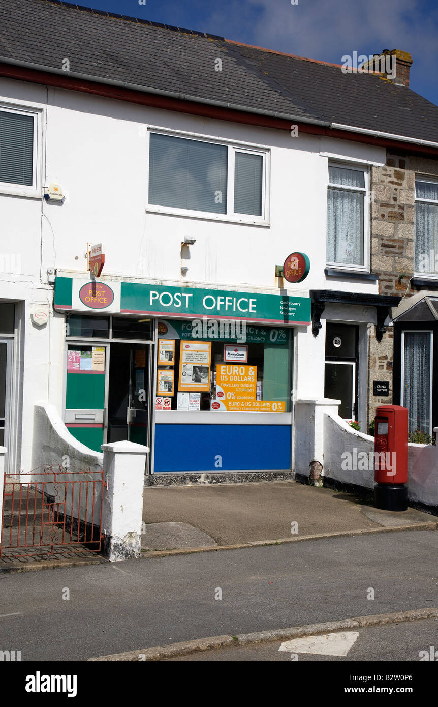 Tehidy Straße Postamt in Camborne, Cornwall UK. Stockfoto